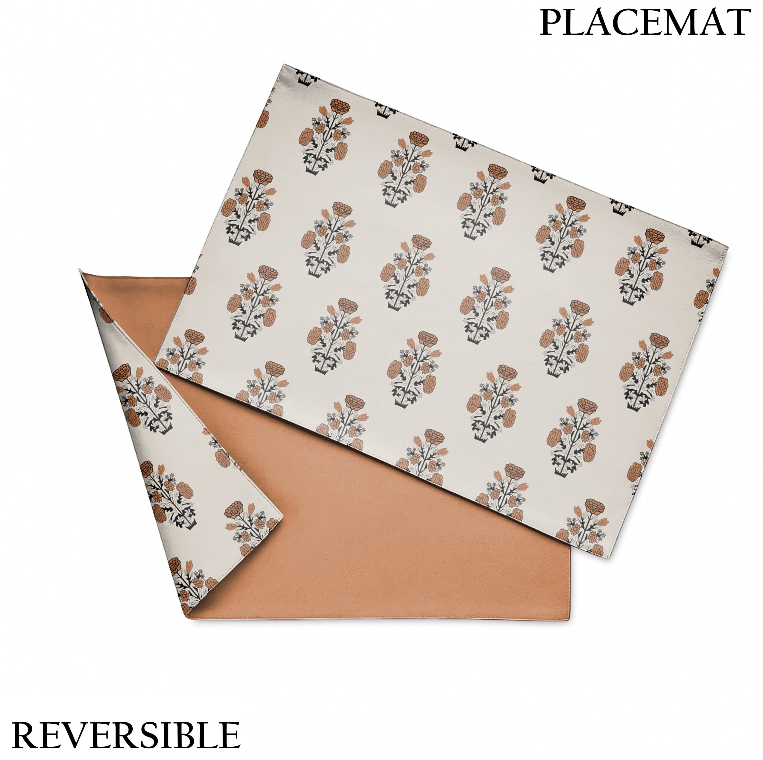JAIPUR RUST REVERSIBLE PLACEMATS