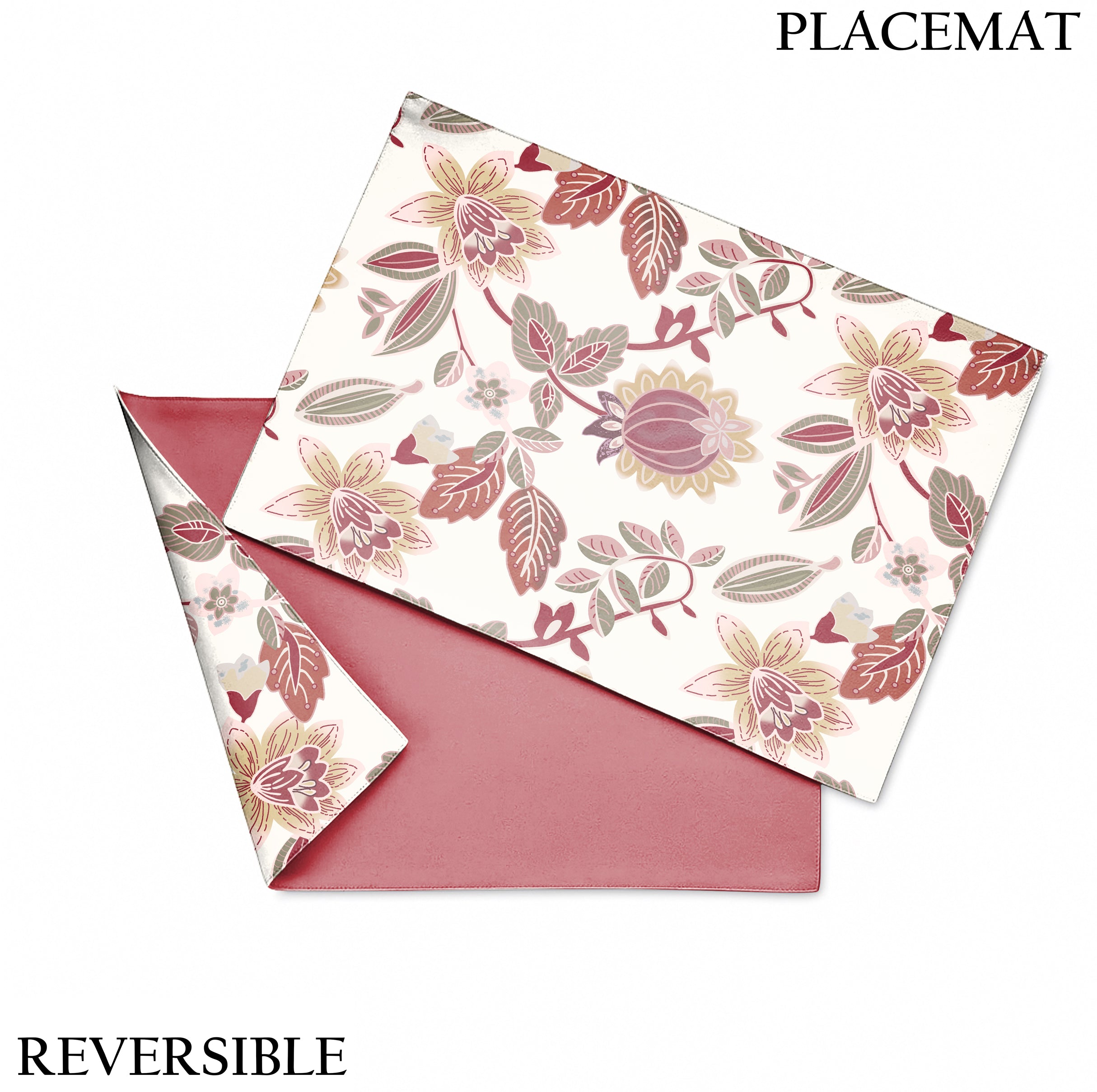 FOXLEY PINK REVERSIBLE PLACEMATS