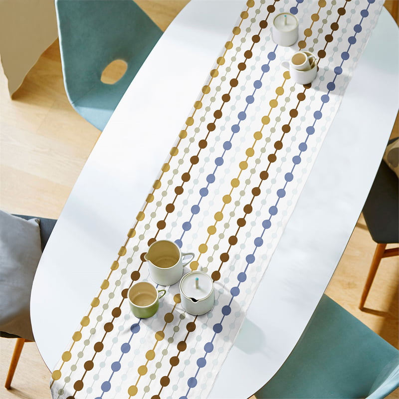 CODY BLUE MATTY DIGITAL PRINTED TABLE RUNNER