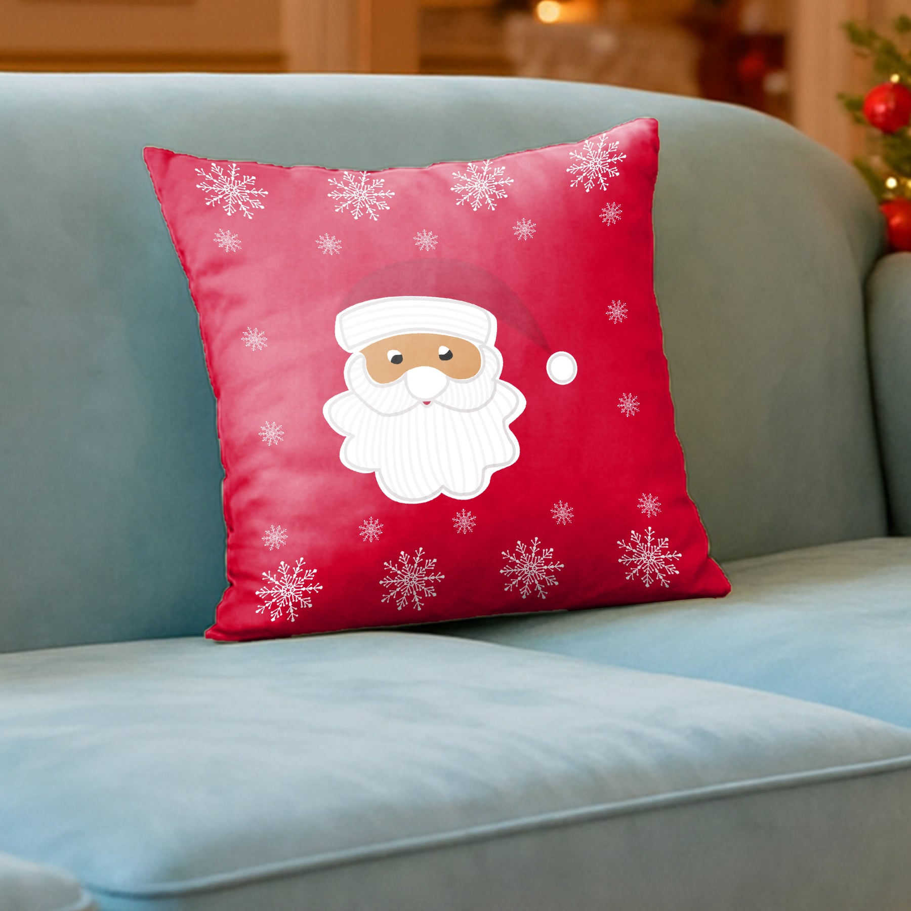 B_b3c11a66-c7f9-45a1-ae06-efa6a8d4c831.jpg CHRISTMAS SANTA FACE CUSHION COVER (Pack of 2)