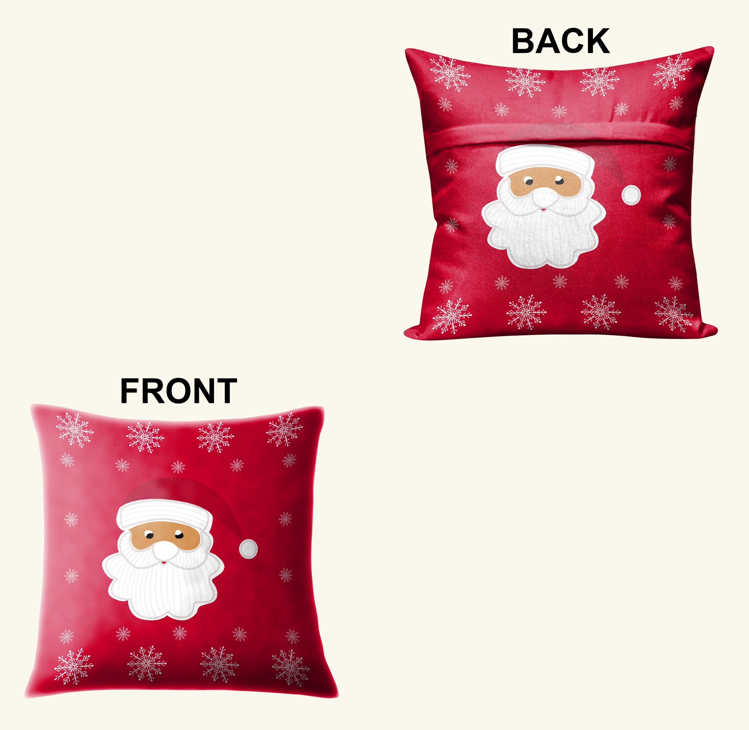 C_a2864ce7-1775-4276-bd00-27d194174da3.jpg CHRISTMAS SANTA FACE CUSHION COVER (Pack of 2)