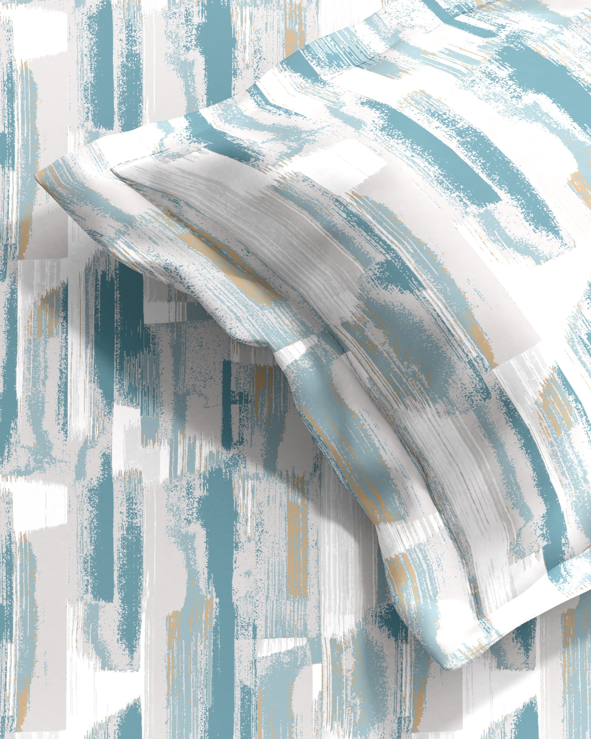 E_e8c8fdfa-dff1-440f-99a0-449f68a1281f.jpg ROME BLUE HEART BEDSHEET WITH PILLOWCOVER