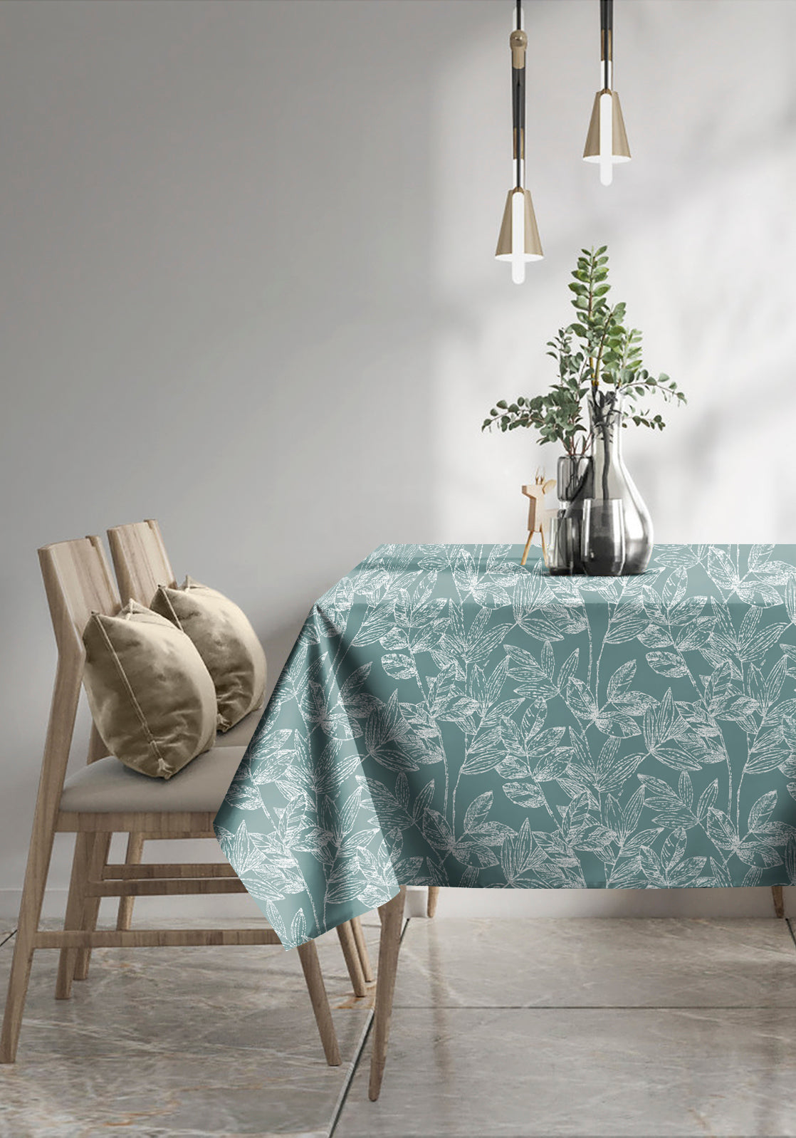 Meadow Dark Sea-Green Table Cloth