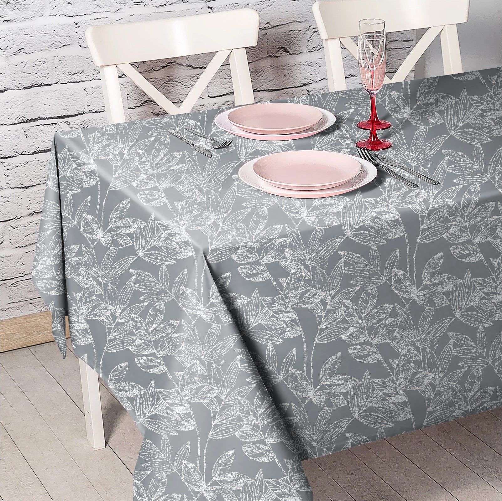Meadow Grey Table Cloth
